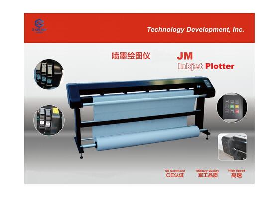 Plotter de corte e plotter a jato de tinta JM confiável com tamanho personalizável e fácil instalação