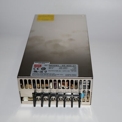 Mean Well SE-600-27 Switching Power Supply Is A Part Of GT5250 Cutter Parts