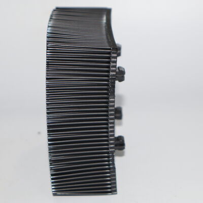86875001 101.5*101.5*42mm Black Nylon Bristle 4" X 4" Square Foot