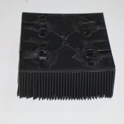 86875001 101.5*101.5*42mm Black Nylon Bristle 4" X 4" Square Foot
