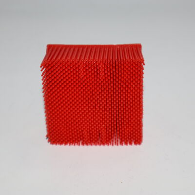 130298 Red Nylon Bristles Block Bristle Brush 50×50×21mm Suitable For Auto Cutter VT2500