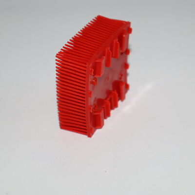 130298 Red Nylon Bristles Block Bristle Brush 50×50×21mm Suitable For Auto Cutter VT2500