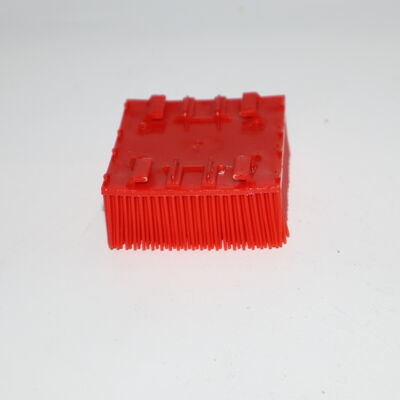 130298 Red Nylon Bristles Block Bristle Brush 50×50×21mm Suitable For Auto Cutter VT2500