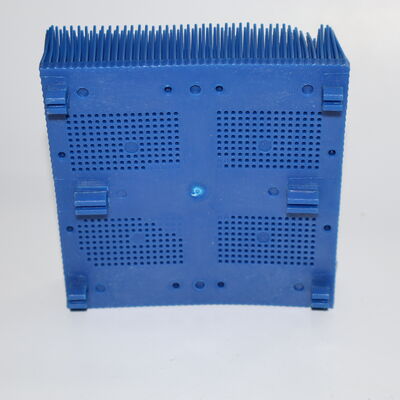 Blaue Nylonbürsten Blöcke Quadratfuß für GT3250 96386003 101,5*101,5*26mm